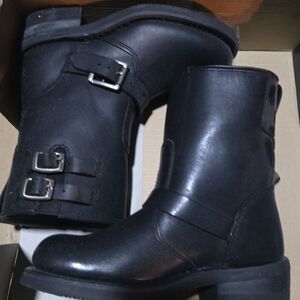 Black Combat & Moto Boots